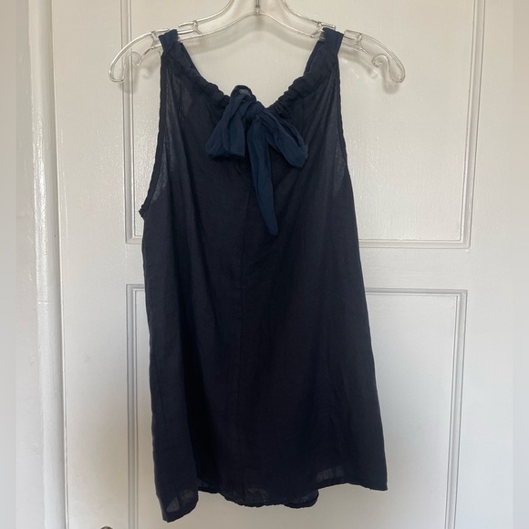 Bellambia sleeveless 100% linen blouse - Picture 4 of 6